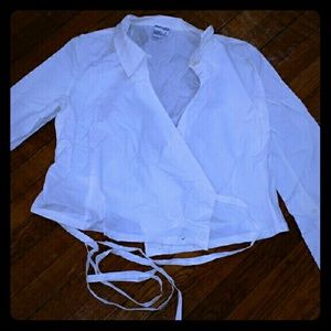 Long sleeve white top