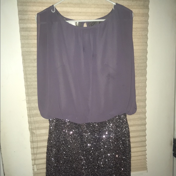 Purple party dress