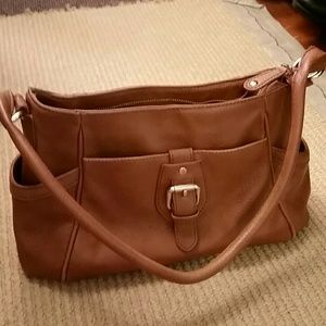 Liz Claiborne brown handbag