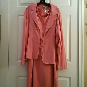 Peachy Pink Dress with Blazer - Tall!