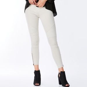 Grey Moto Jegging