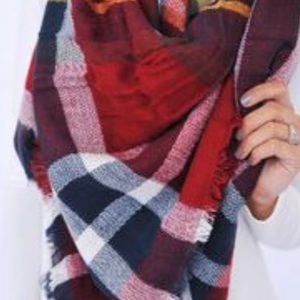 Tartan plaid blanket scarf 🍁🍂 brand new
