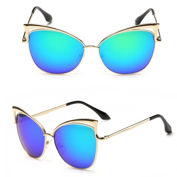 ✨Hot Cat Eye Mirror Sunglasses - Picture 2 of 4