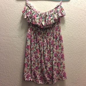 Strapless sun dress