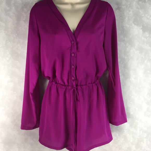 Bar III long sleeve romper