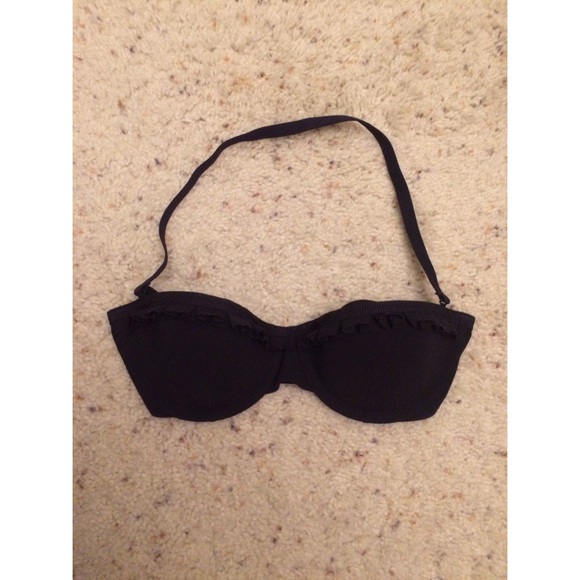 Black Push-up Swim Top