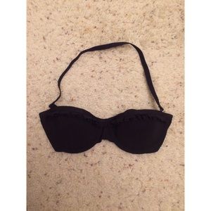 Black Push-up Swim Top