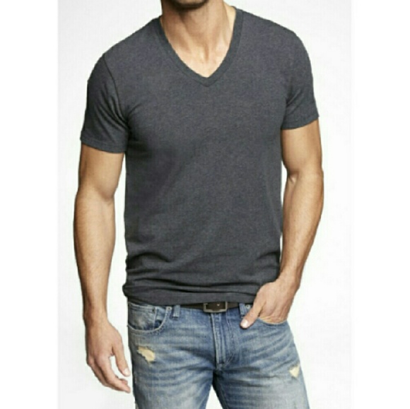 Men's Express stretch v neck tee