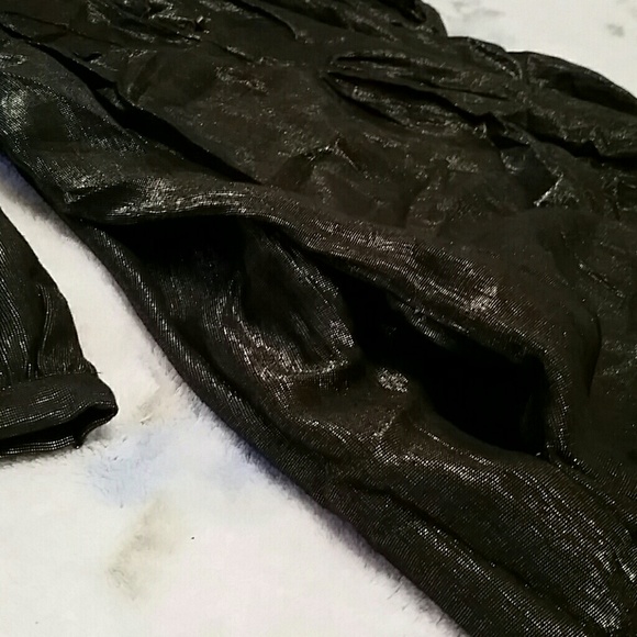 Blk painters style none form fitting top dress vintage! - Picture 3 of 4