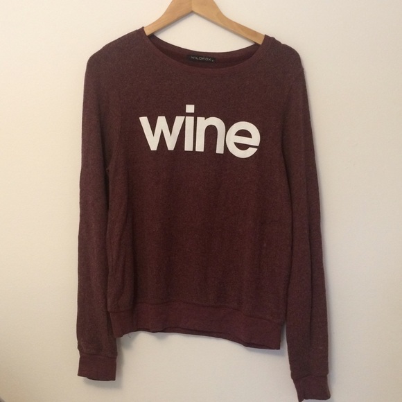 ✨LAST ONE✨ WILDFOX | Wine Pullover - Picture 2 of 3