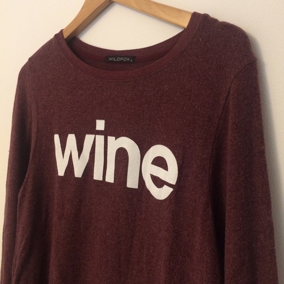 ✨LAST ONE✨ WILDFOX | Wine Pullover - Picture 3 of 3