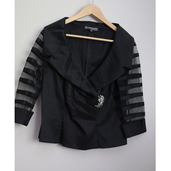 Xscape Evening Ruffled Top - Size 12P