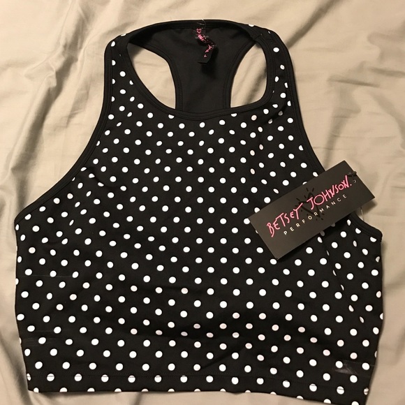 Betsey Johnson active crop top