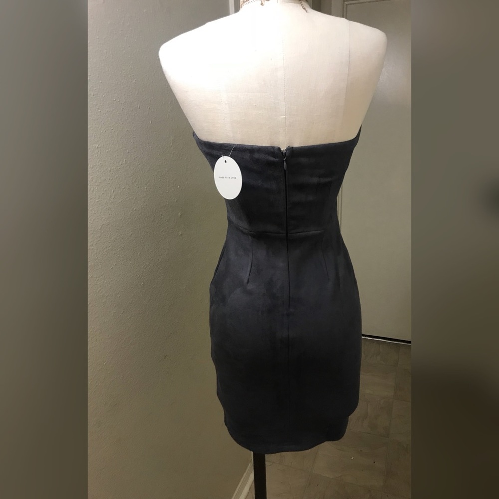 HP Hot Pursuit Suede Bodycon Dress - Picture 3 of 8