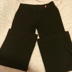 Ann Taylor Wide Leg Cuffed Slacks