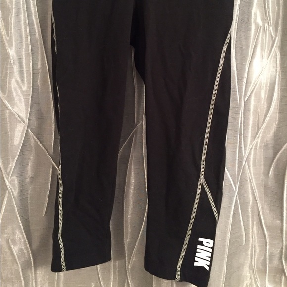 Pink Crop Yoga Leggings