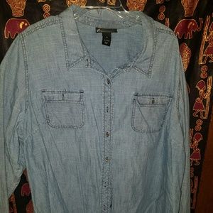Denim top (worn once)