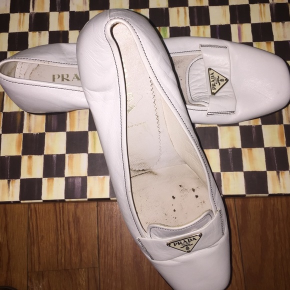Prada White Loafer