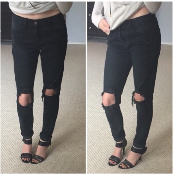 ⭐️LAST DAY ON POSH! Black Boyfriend Denim - Picture 3 of 4