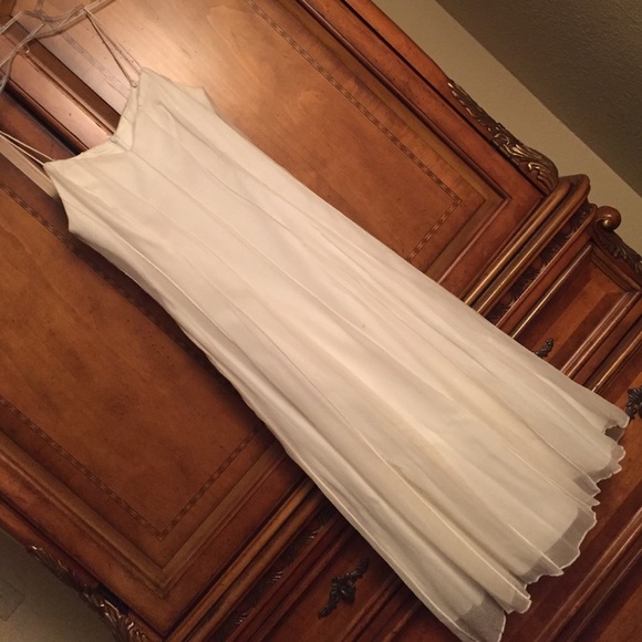 MIDI White Dress