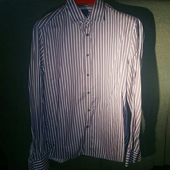 H&M Black Label Men's Dress Shirt Size 16 ?