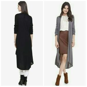 Express long black sweater.