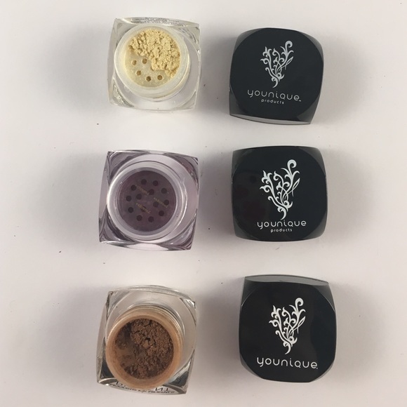 3 Younique pigment eyeshadows