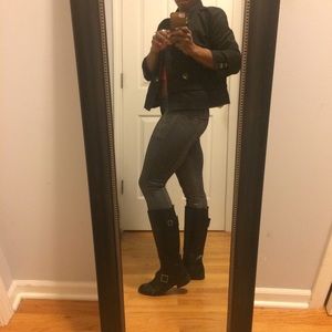 Black and gray riding pants never worn