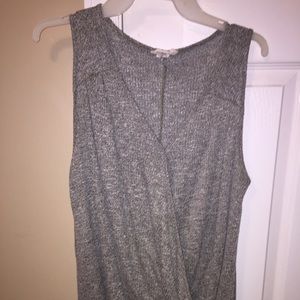 Grey dress tank