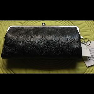 HOBO International Lauren Embossed Leather Wallet