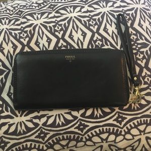 Black Fossil Wallet