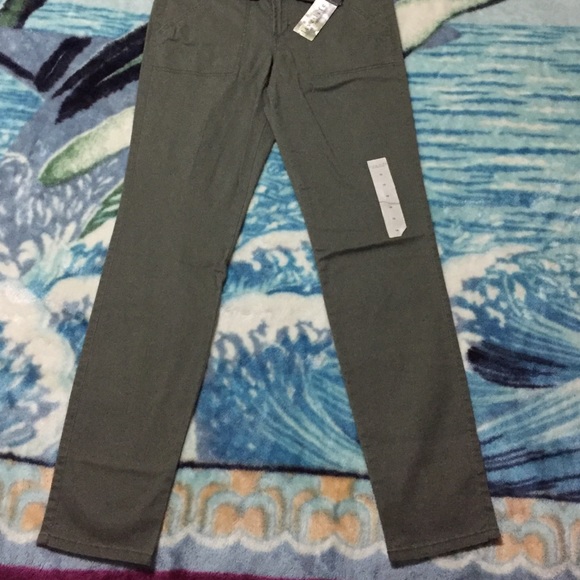 Sanctuary Pants - Olive green skinny utility pants