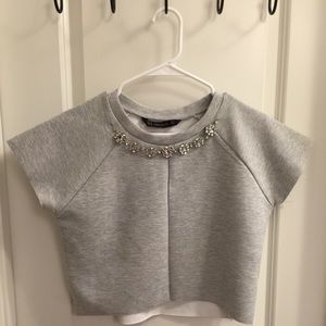 Corp top with crystal