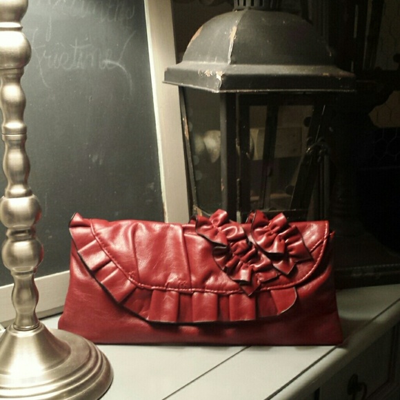 Red Clutch Purse