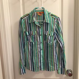 Dress shirt with strips