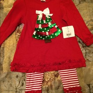 NWT 24 month Girls Christmas Set by Starting Out