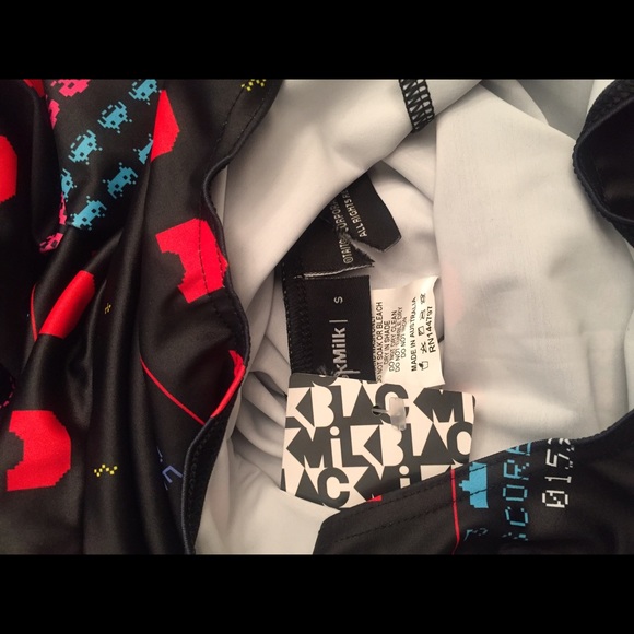 Black Milk Space InvadersReversible Skater dress - Picture 4 of 5