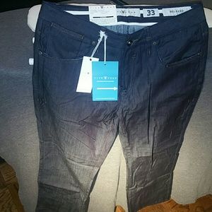 FIVE FOUR Men's Dres Larsson Relaxed Fit Raw Denim