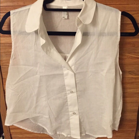 American Apparel Crop blouse