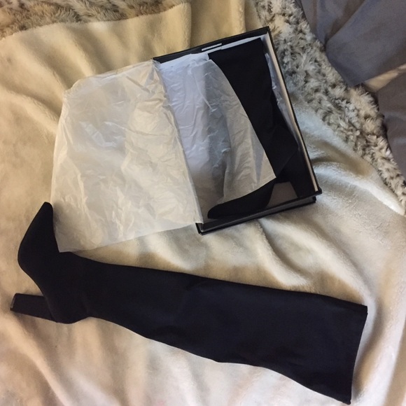 Neoprene Over The Knee Sock Boots LOWEST PRICE