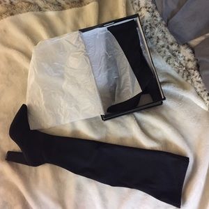 Neoprene Over The Knee Sock Boots LOWEST PRICE