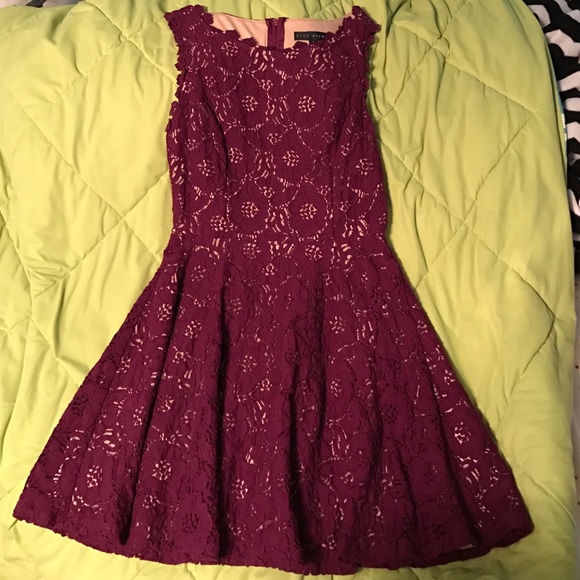 Purple Lace Dress