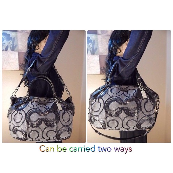 Coach Madison Large Op Art Sophia Satchel