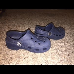 Toddler Boys Navy Crocs