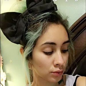 Big black hair bow 💕