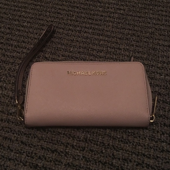 Michael KORS light pink wallet , wristlet