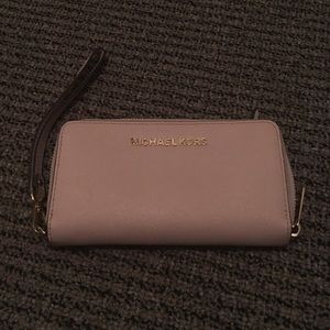 Michael KORS light pink wallet , wristlet