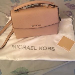 Michael Kors Ava Small Saffiano Leather Satchel