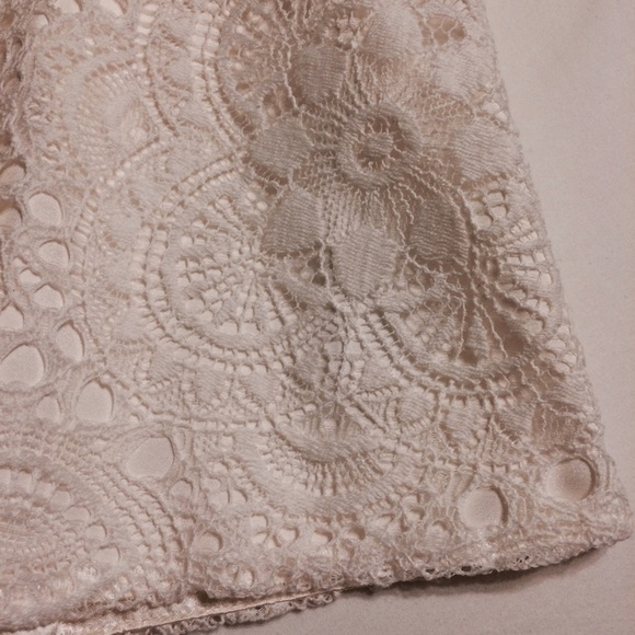 Zara  white lace crop blouse Size M - Picture 2 of 4