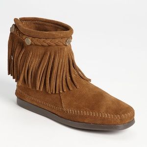 Minnetonka fringe Booties